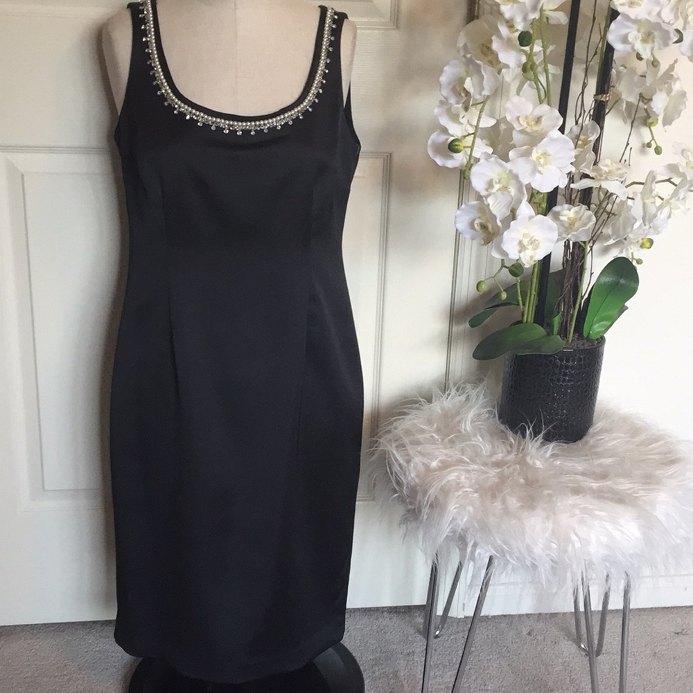 NWT Nipón Boutique black sleeveless dress size 8